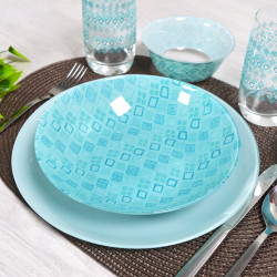 Сервиз Luminarc FANTASIA TURQUOISE /46 предметов